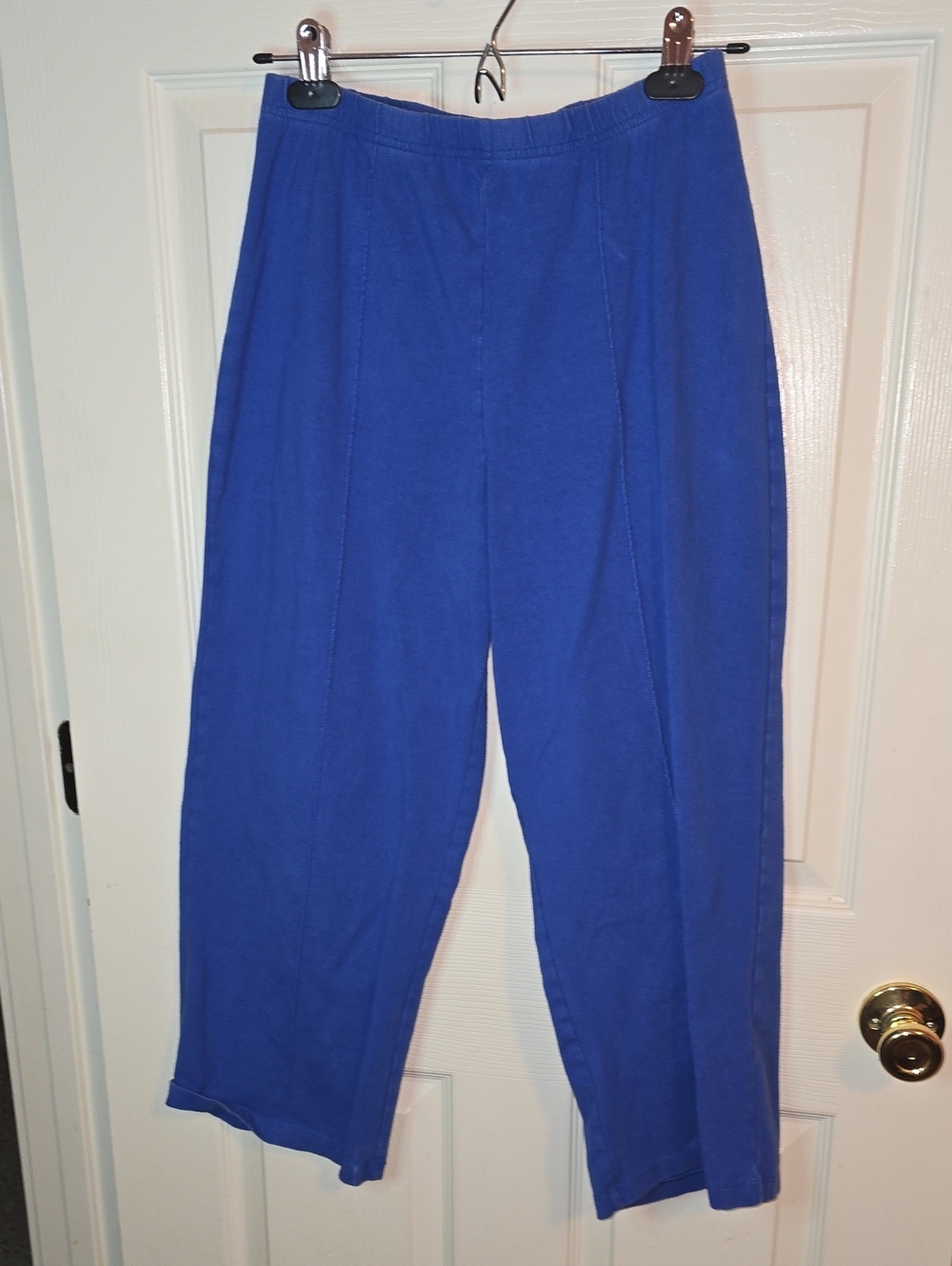 Women with Control Royal Blue Wide-Leg‎ Pull-On Pants